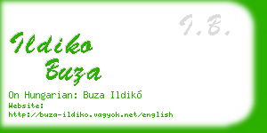 ildiko buza business card
