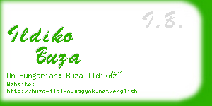 ildiko buza business card